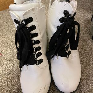 White boots
